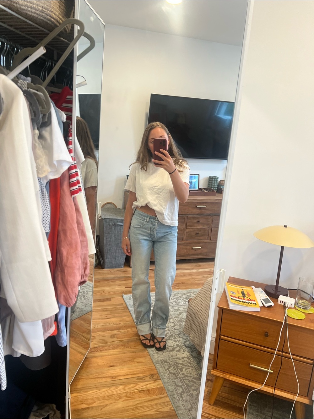 Madewell Light Blue Straight Leg Jeans